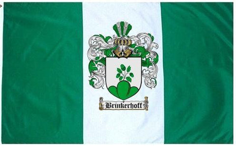 Brinkerhoff family crest coat of arms flag