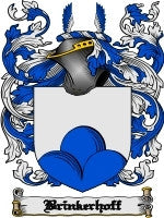 Brinkerhoff Coat of Arms / Family Crest or PDF Image Download