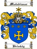 Brinkly coat of arms family crest download