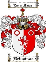 Brinstone coat of arms family crest download