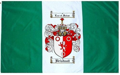Brintnall family crest coat of arms flag
