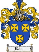 Brion coat of arms family crest download