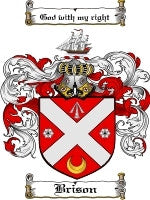 Brison coat of arms family crest download