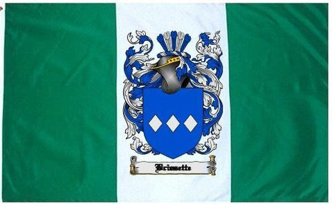 Brissette family crest coat of arms flag