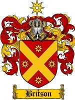Britson coat of arms family crest download