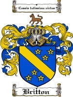 Britton Coat of Arms / Family Crest JPG or PDF Image Download
