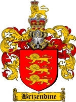 Brizendine coat of arms family crest download