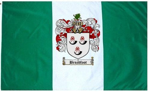 Broadfoot family crest coat of arms flag