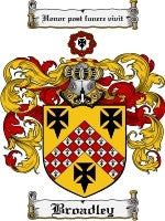Broadley coat of arms family crest download