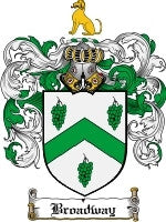 Broadway coat of arms family crest download