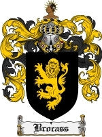 Brocass coat of arms family crest download
