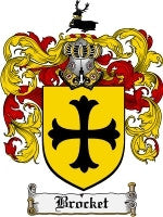 Brocket coat of arms family crest download