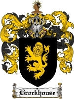 Brockhouse coat of arms family crest download