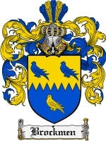 Brockmen coat of arms family crest download