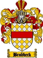 Brodbeck coat of arms family crest download