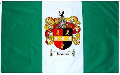 Broders family crest coat of arms flag