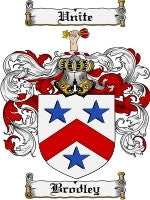 Brodley coat of arms family crest download