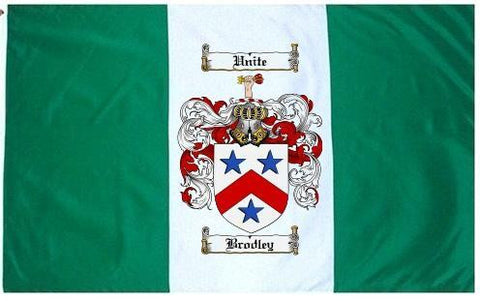 Brodley family crest coat of arms flag