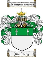 Brodrig coat of arms family crest download