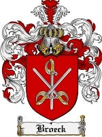 Broeck coat of arms family crest download