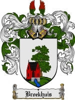 Broekhuis coat of arms family crest download