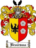 Broersma coat of arms family crest download