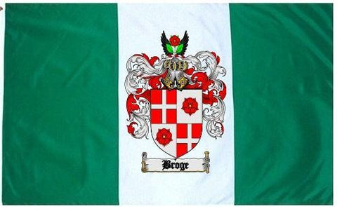 Broge family crest coat of arms flag