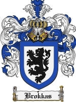 Brokkas coat of arms family crest download