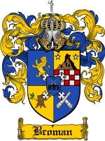 Broman coat of arms family crest download