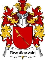 Bronikowski coat of arms family crest download