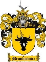 Bronkiewicz coat of arms family crest download