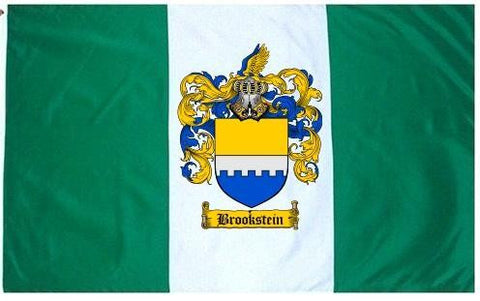 Brookstein family crest coat of arms flag
