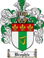 Brophie coat of arms family crest download