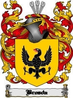 Brosda coat of arms family crest download