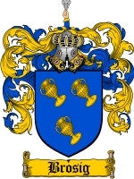 Brosig coat of arms family crest download