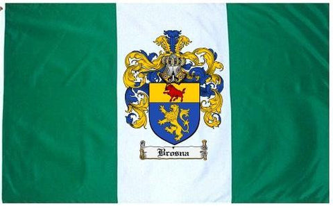 Brosna family crest coat of arms flag