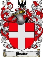 Brotto coat of arms family crest download