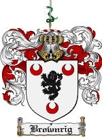 Brownrig coat of arms family crest download