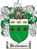 Brownson coat of arms family crest download