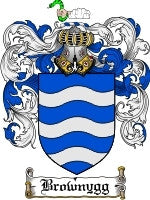 Brownygg coat of arms family crest download