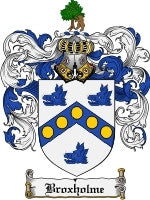 Broxholme coat of arms family crest download