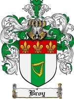 Broy coat of arms family crest download