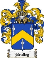 Brulley coat of arms family crest download