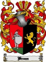 Brum coat of arms family crest download