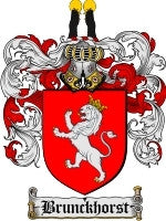 Brunckhorst coat of arms family crest download