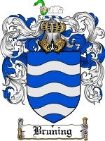 Bruning coat of arms family crest download