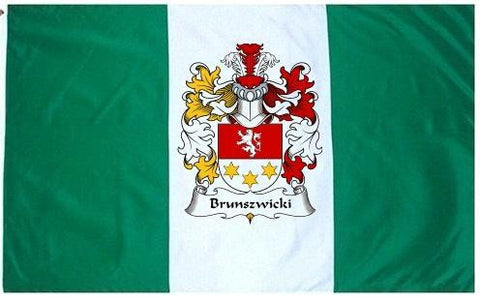 Brunszwicki family crest coat of arms flag