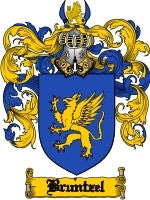 Bruntzel coat of arms family crest download
