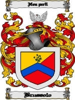Brussolo coat of arms family crest download
