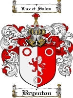 Bryenton coat of arms family crest download